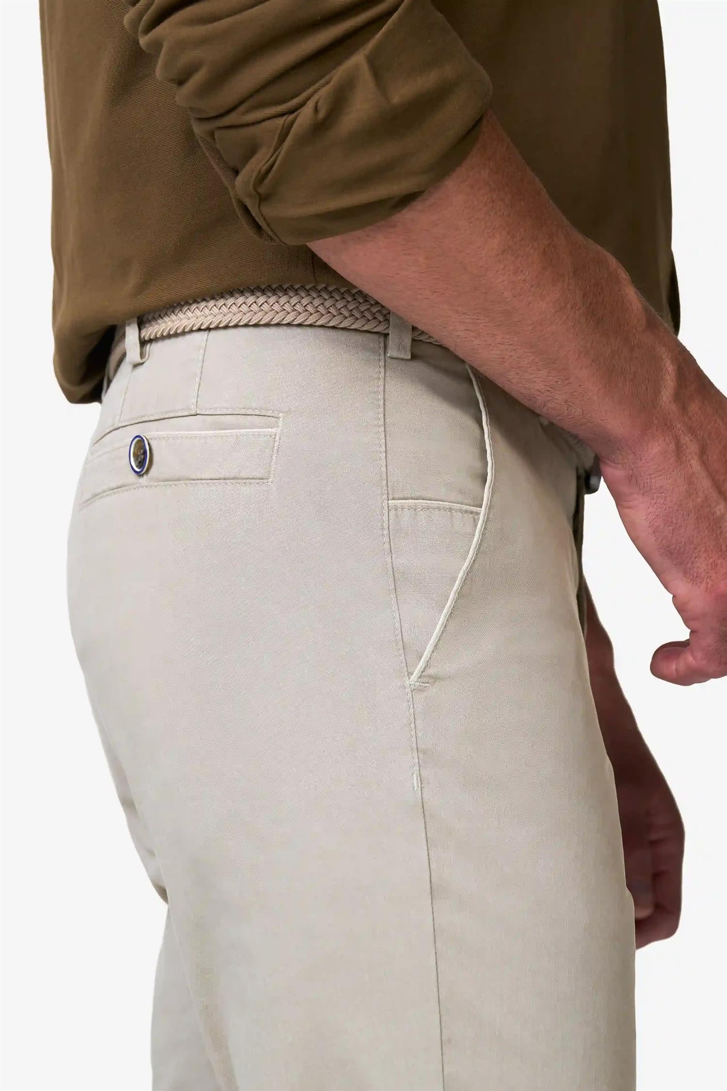 Meyer Chinos New York Bomull Beige