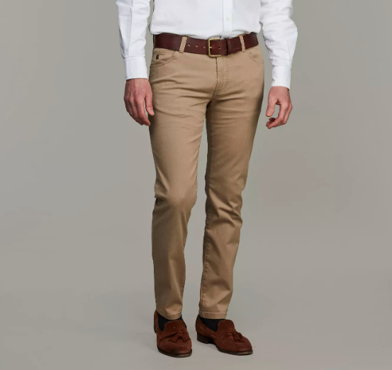 Hansen & Jacob 5-Pocket Bomull Sand