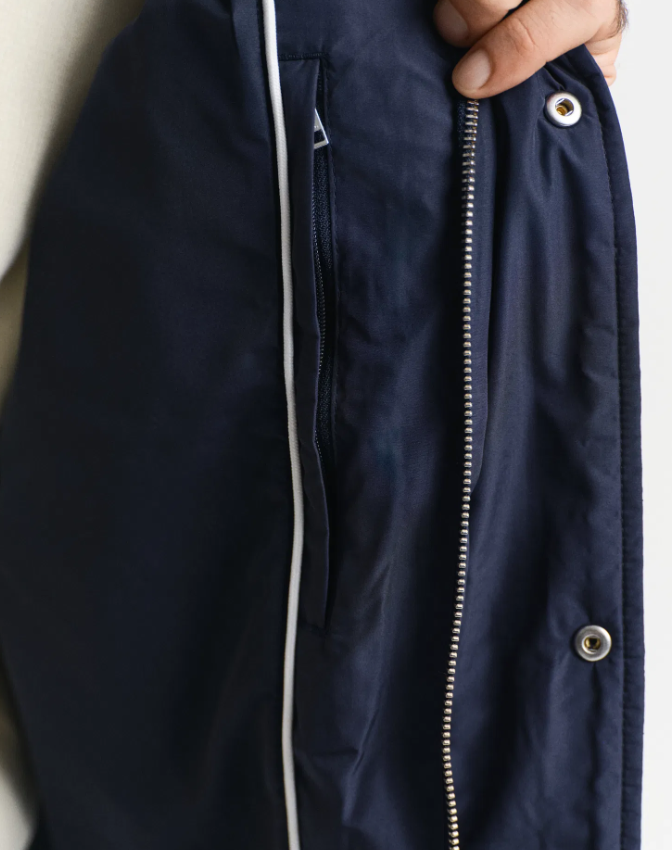 Gant Quilted Windcheater Ytterjakke Marine