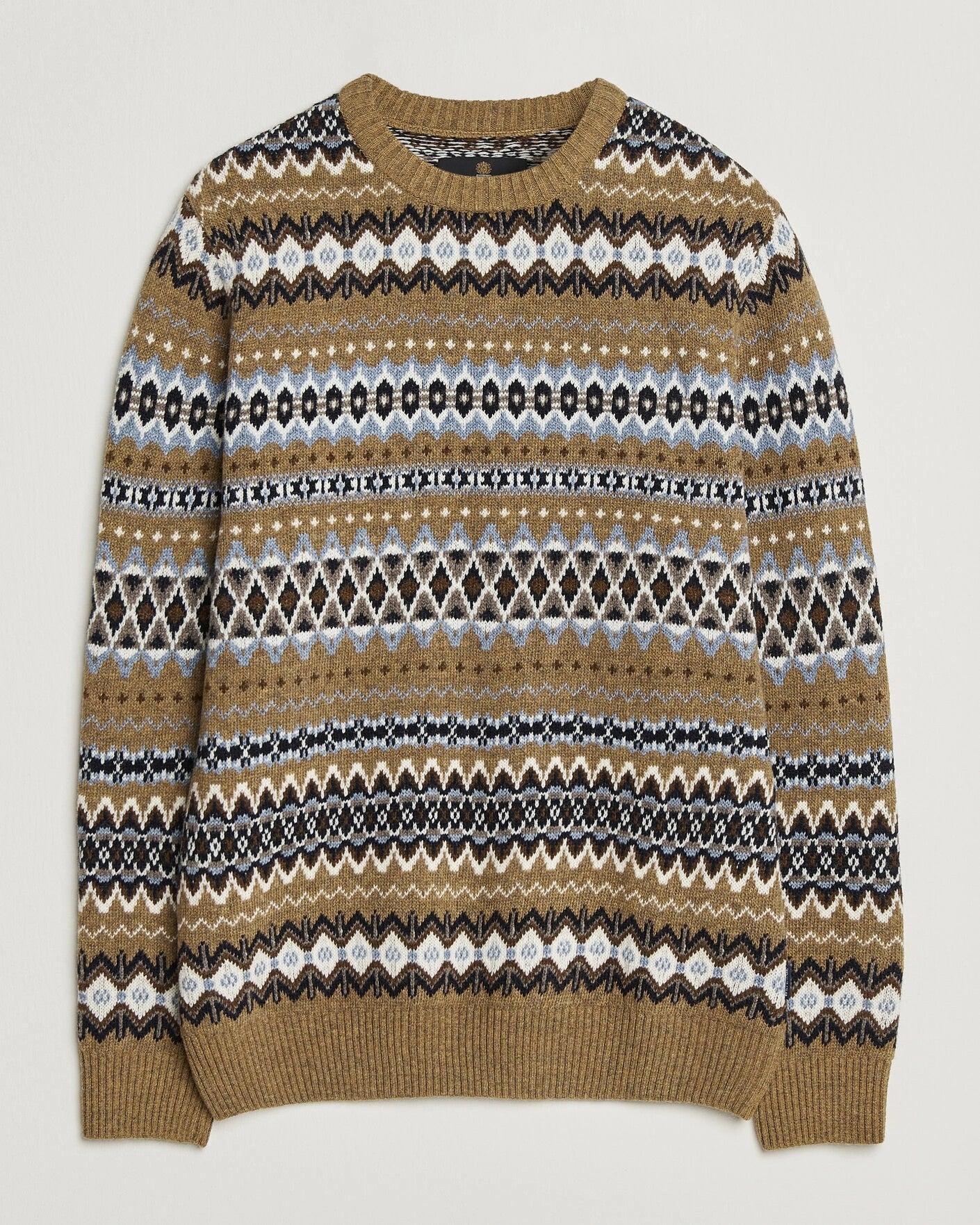 Barbour Genser Case Fairisle Mønste Beige