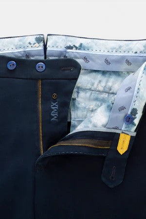 MMX Lupus Chinos Slim Bomull Marine