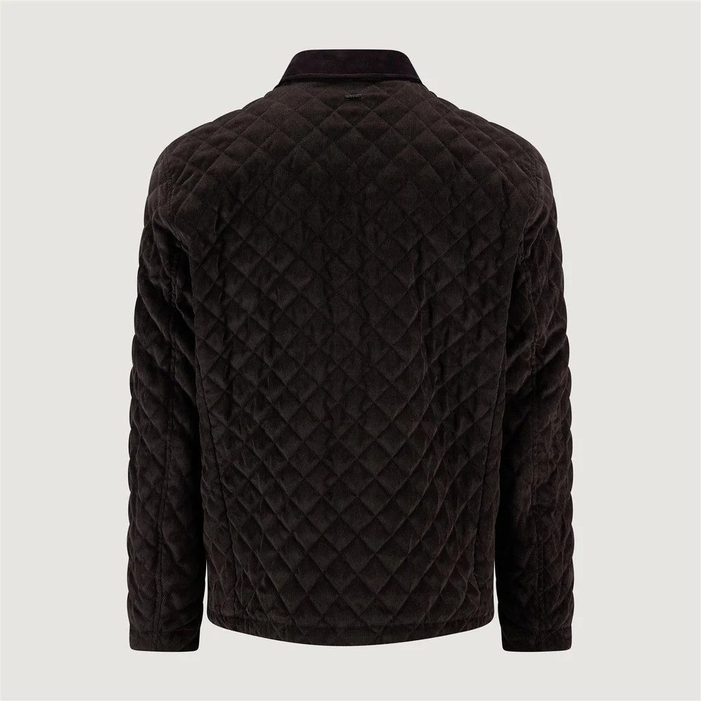 Monel Adrian Quilt Jakke Brun