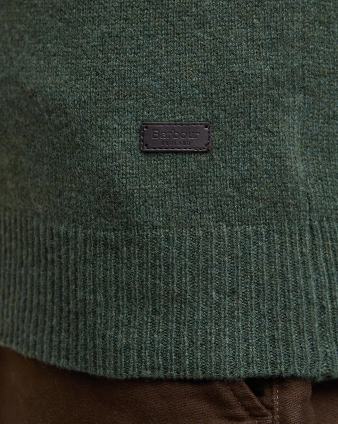 Barbour Essential Patch Crewneck Oliven