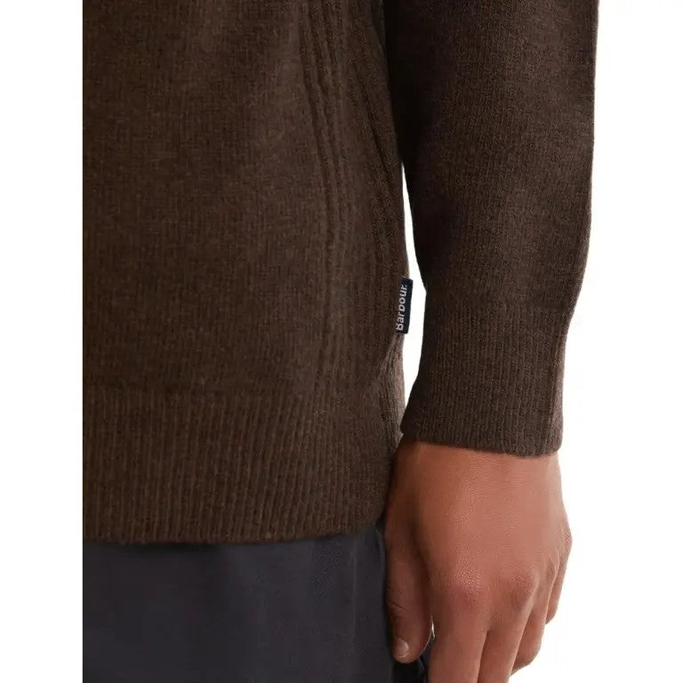 Barbour Holden Half Zip Ull Brun