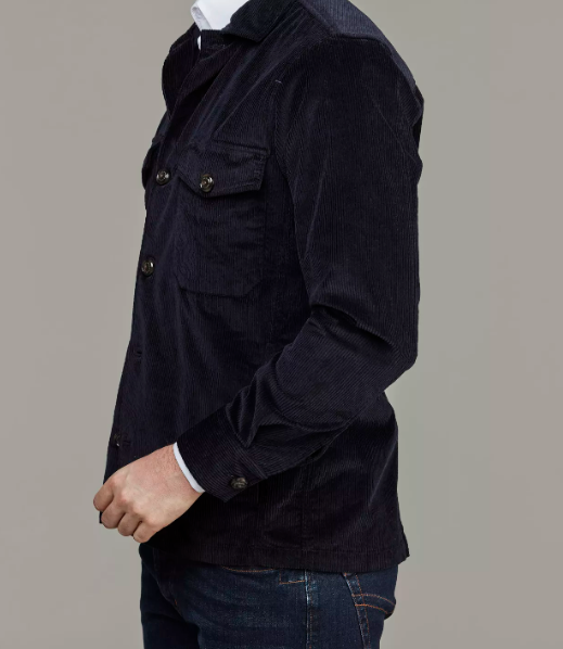Hansen & Jacob Corduroy Overshirt Marine