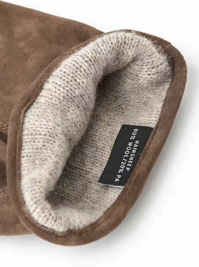 Hestra Robert Suede Skinnhanske Brun
