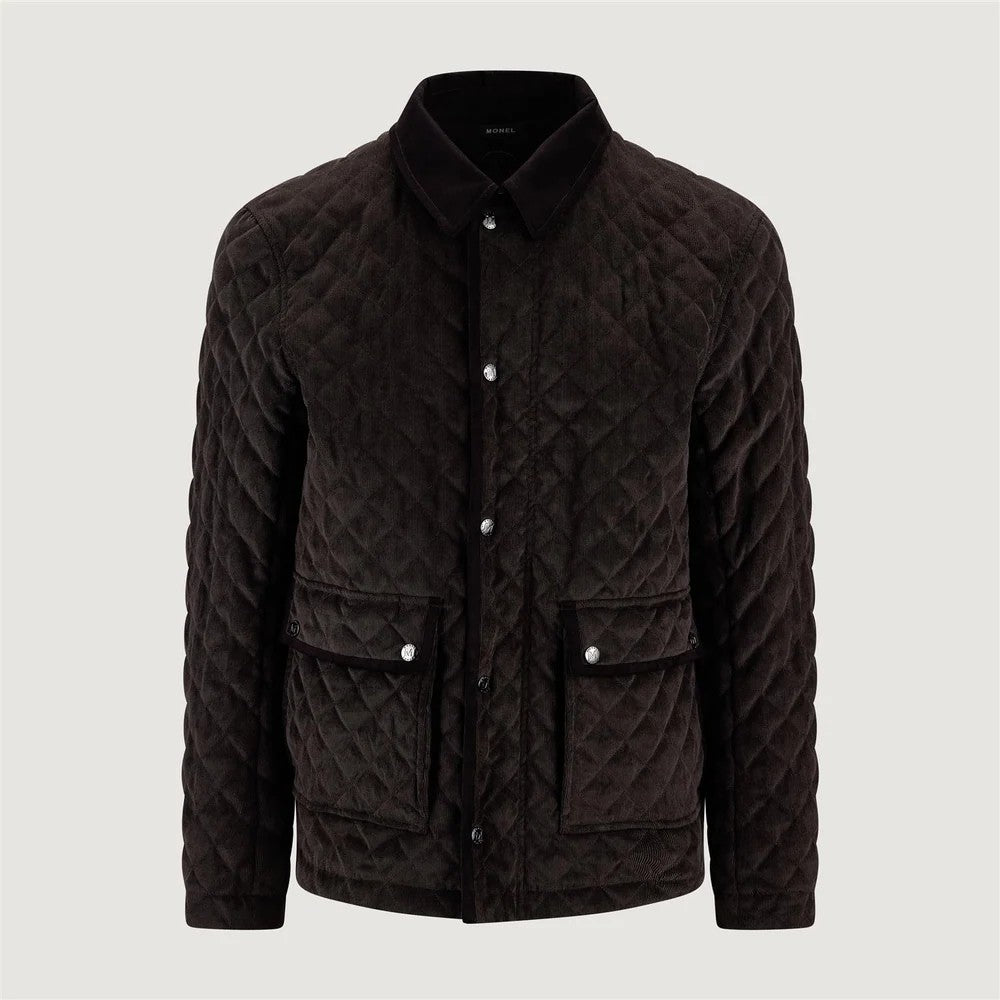 Monel Adrian Quilt Jakke Brun