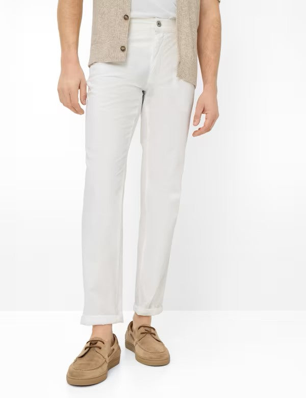 Brax Ultralight Cadiz 5-Pocket Bomull Hvit