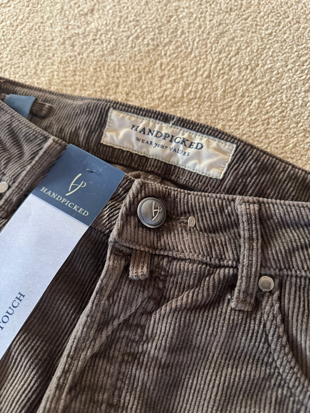 HandPicked Ravello Cord 5-Pocket Brun