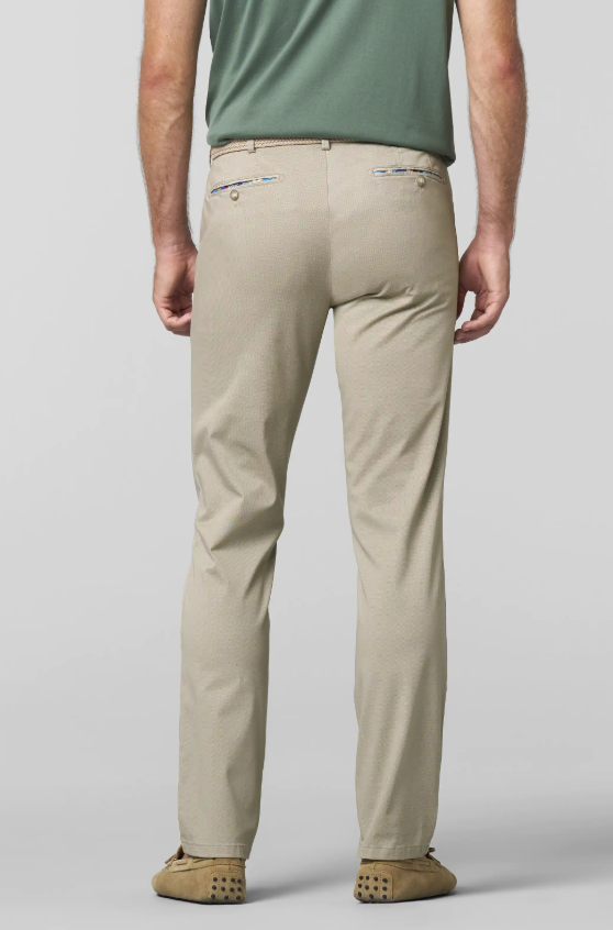 Meyer Chino Bonn Bomull M/Struktur Beige