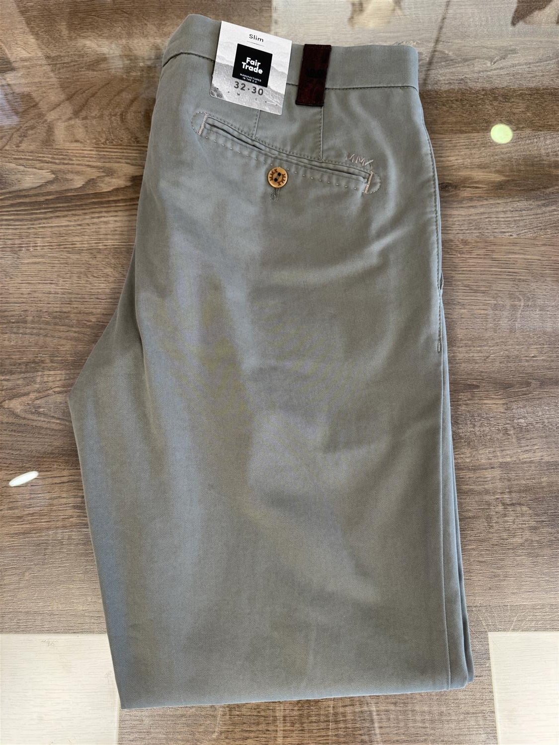 MMX Lupus Chinos Slim Bomull Lysegrønn