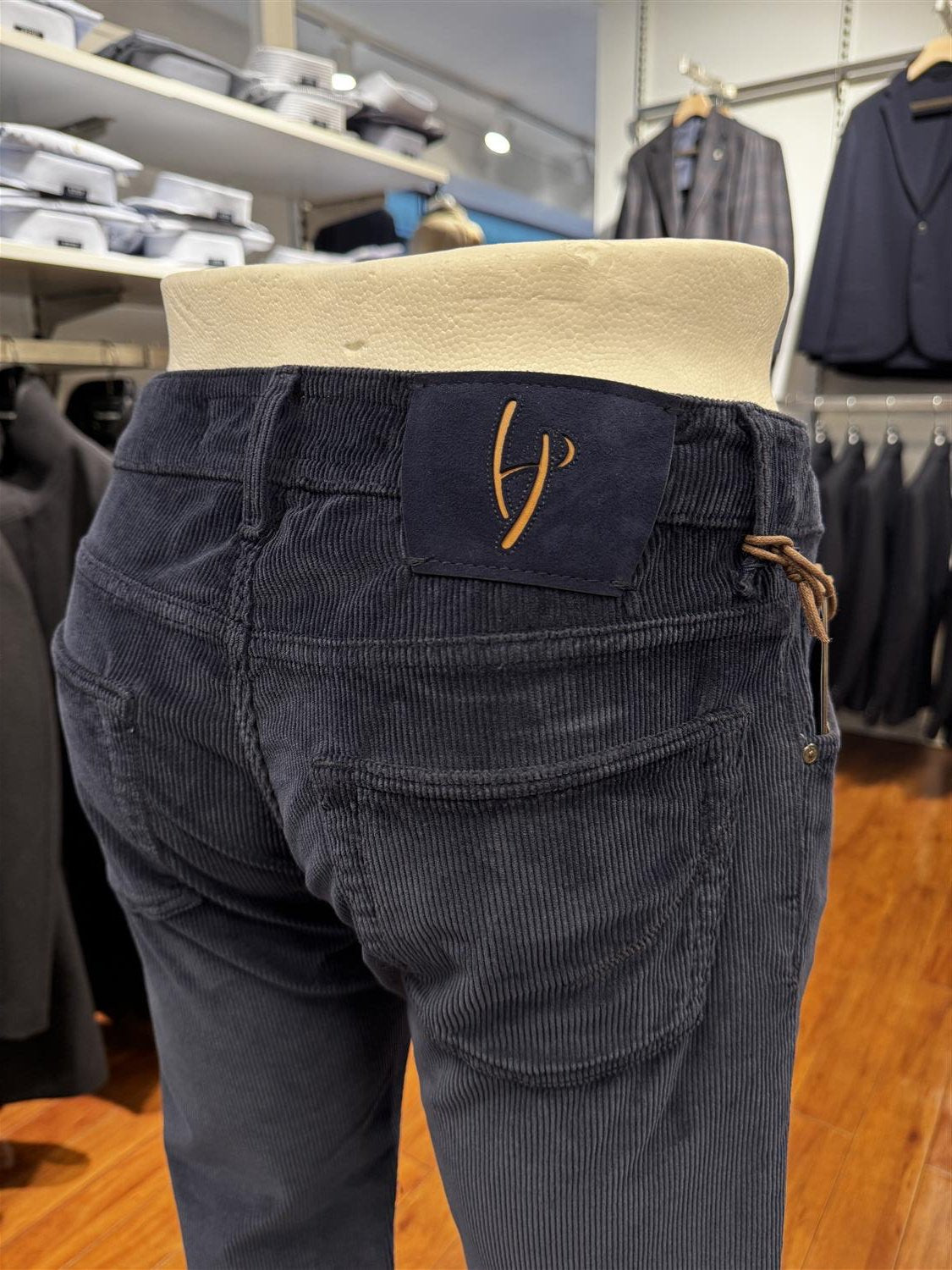 HandPicked Orvieto 5-Pocket Cordfløyel Marine