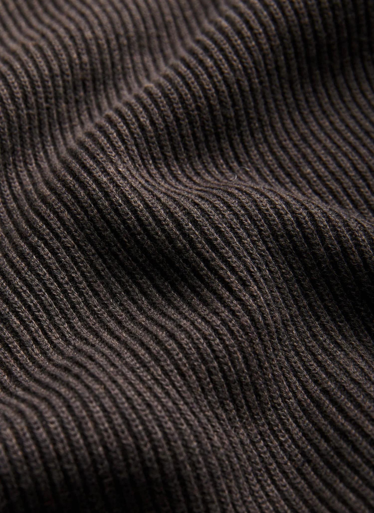 Morris Duncan Zip Cardigan Brun