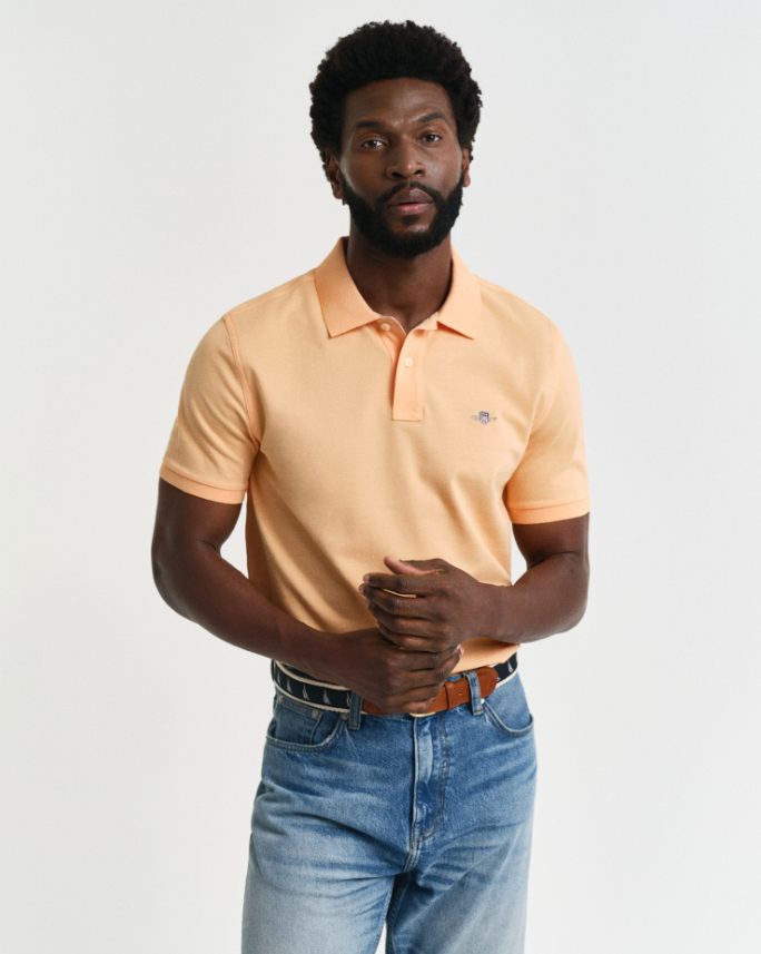 Gant Original Pique Bomull Oransje