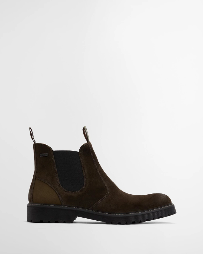 Barbour Patton Chelsea Boot Grønnbrun