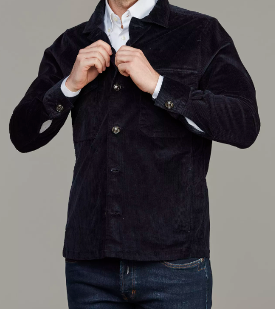 Hansen & Jacob Corduroy Overshirt Marine