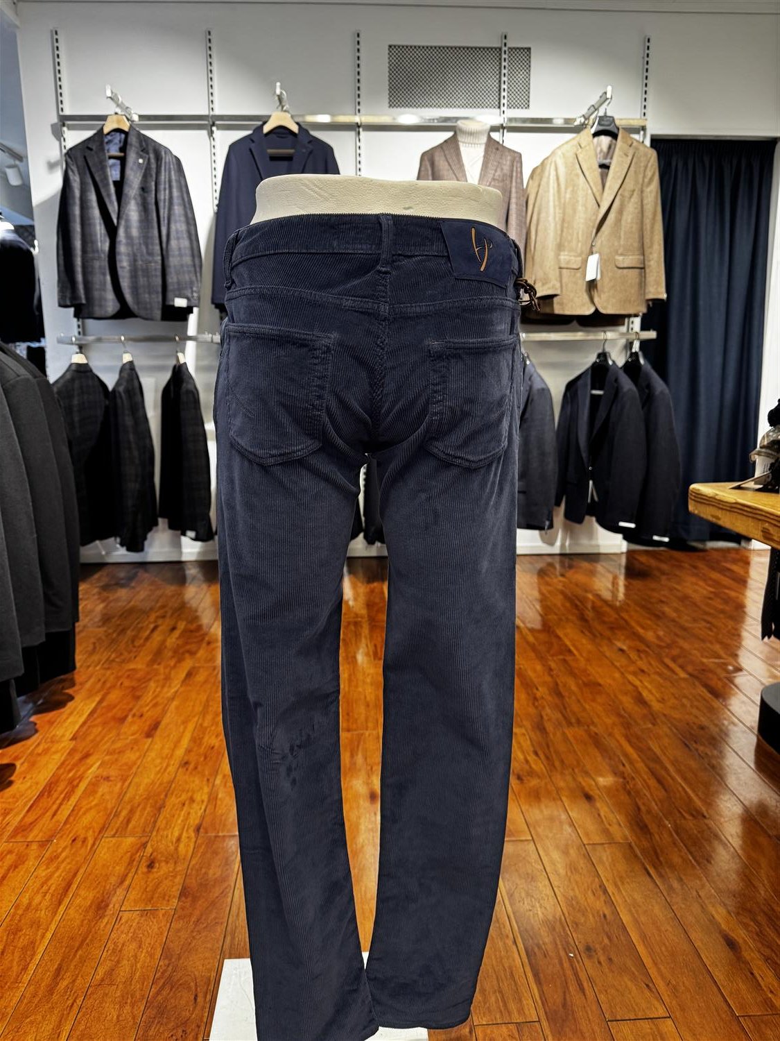 HandPicked Orvieto 5-Pocket Cordfløyel Marine
