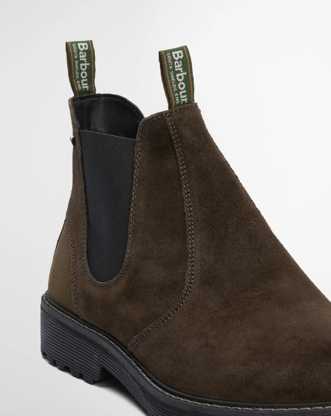 Barbour Patton Chelsea Boot Grønnbrun