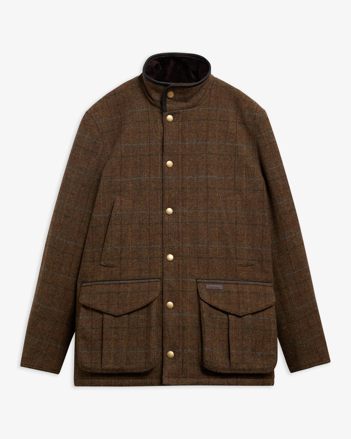 Barbour Hereford Tweed Ull Jakke Grønn