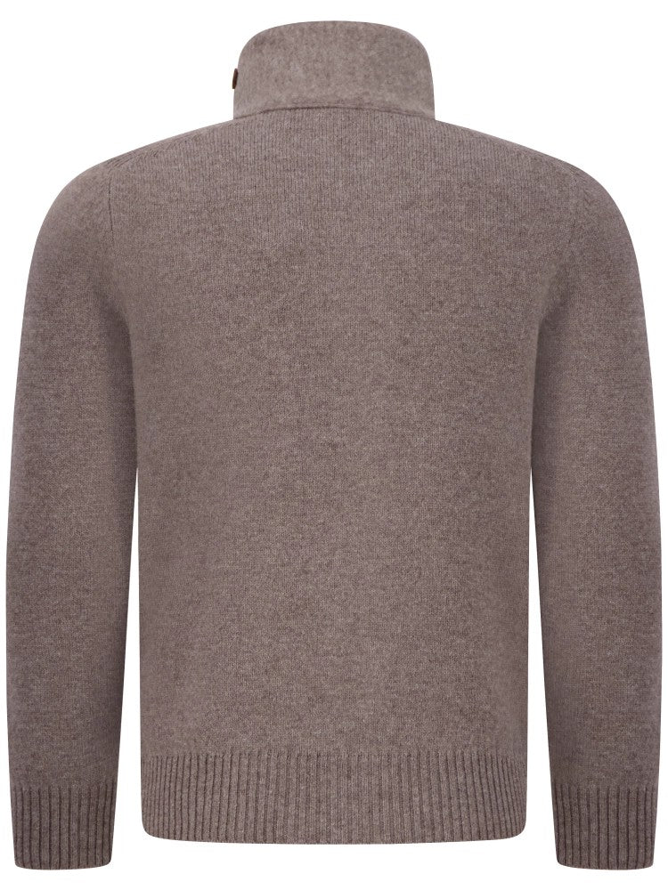 Gran Sasso Cardigan M/Knapper-Glidelås Brun