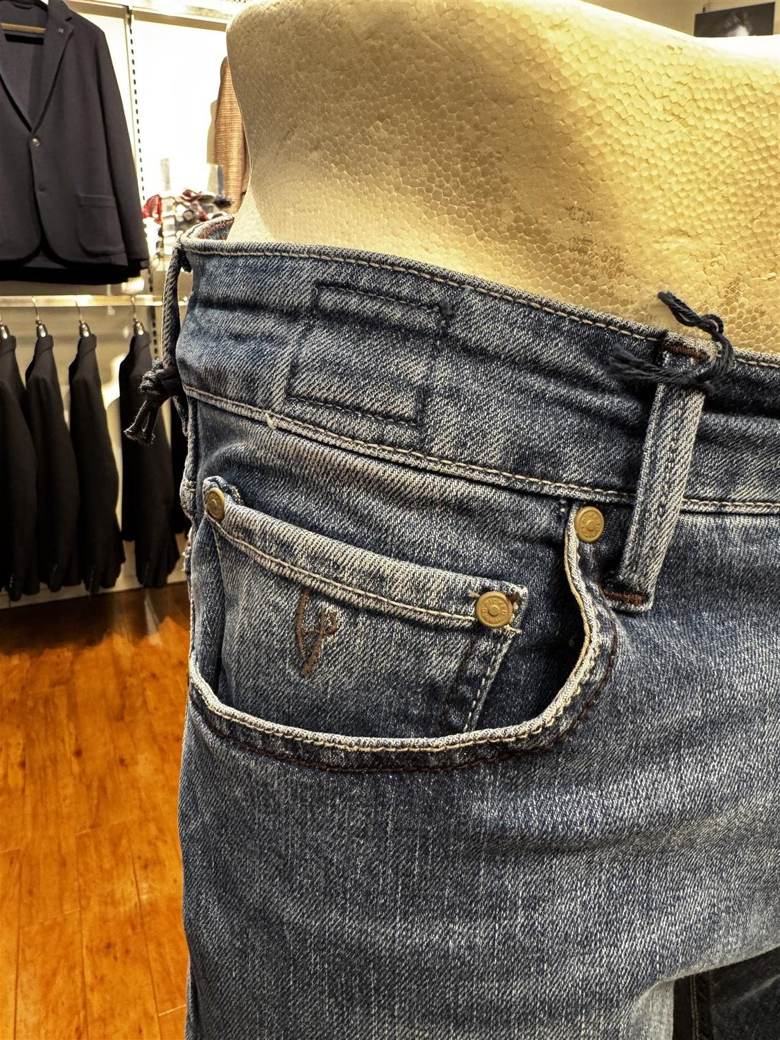 HandPicked Orvieto Jeans Blå