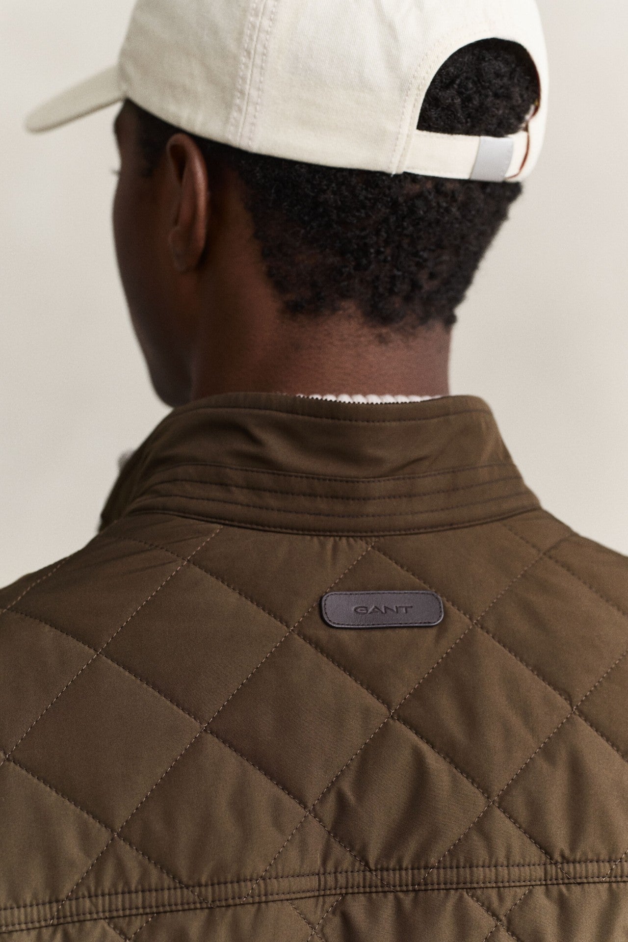 Gant Quilted Vest Brun