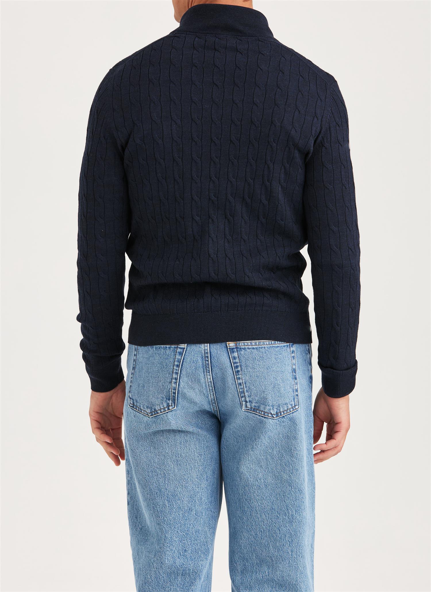 Morris Cable John Zip Merino Marine
