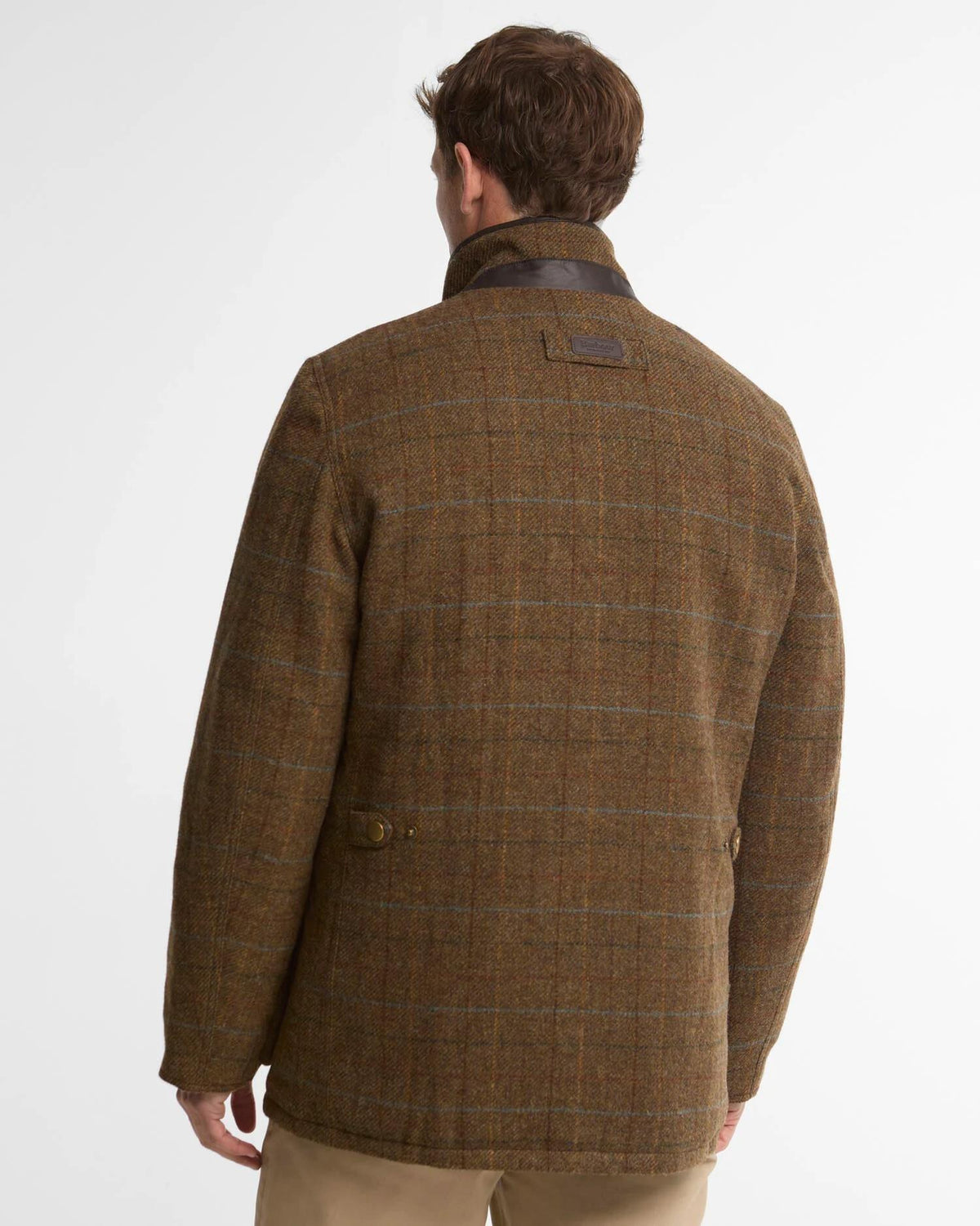 Barbour Hereford Tweed Ull Jakke Grønn