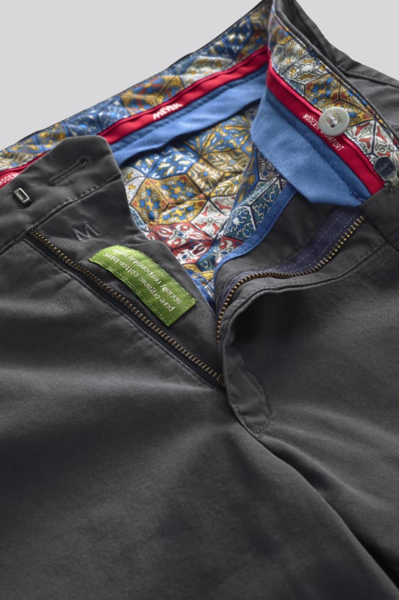 Meyer Chinos Roma Bomull Grå