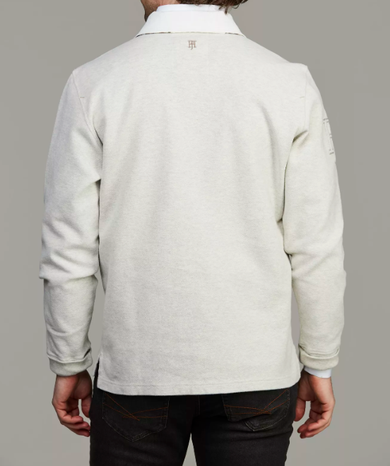 Hansen & Jacob Heavy Piquet Rugger Lys Grå