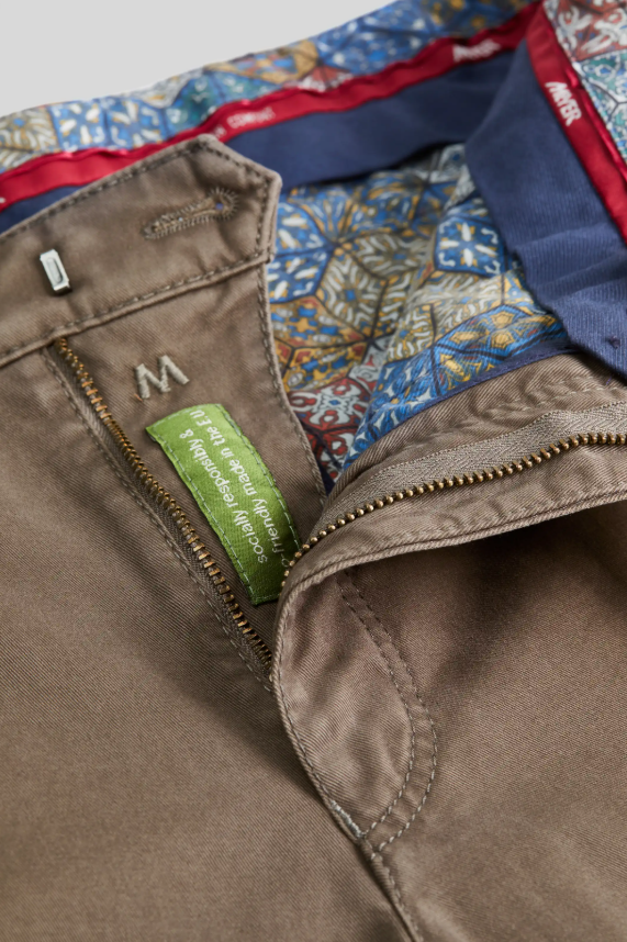 Meyer Chinos Roma Bomull Brun