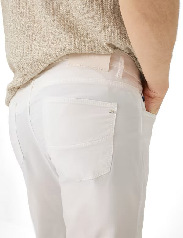 Brax Ultralight Cadiz 5-Pocket Bomull Hvit