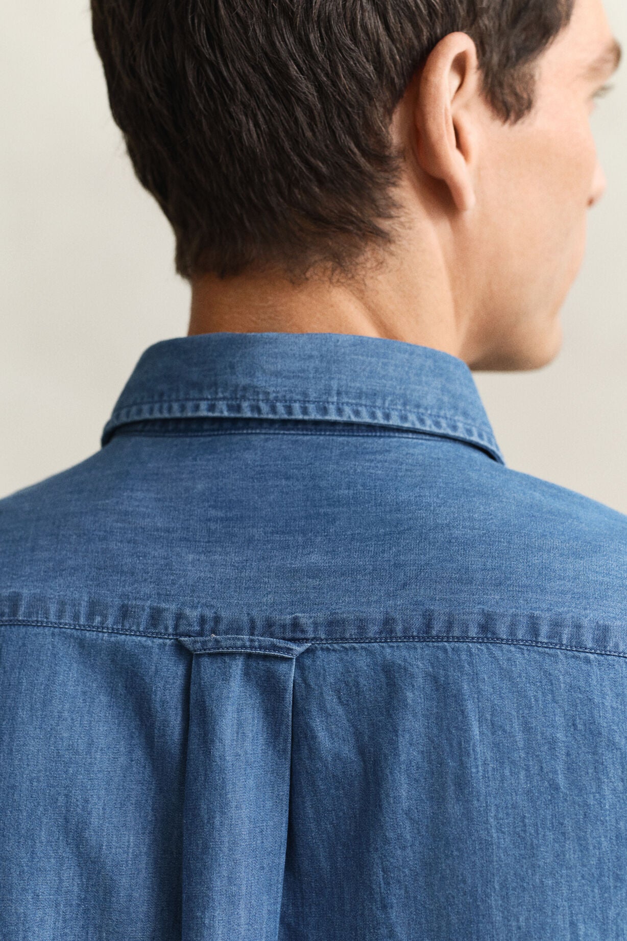 Gant Indigo Twill Skjorte Blå