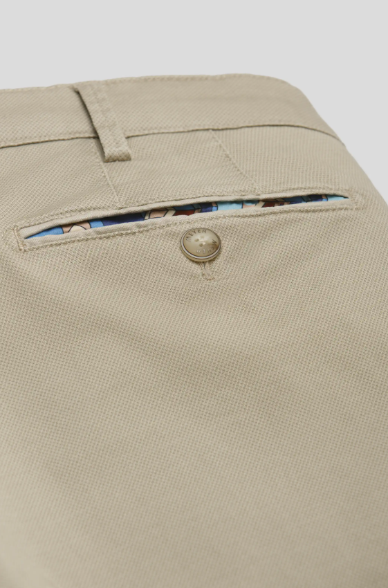 Meyer Chino Bonn Bomull M/Struktur Beige
