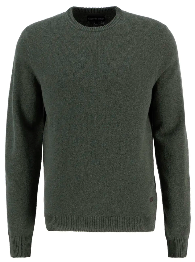 Barbour Essential Patch Crewneck Oliven