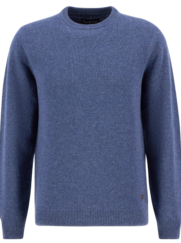 Barbour Essential Patch Crewneck Dark Indigo