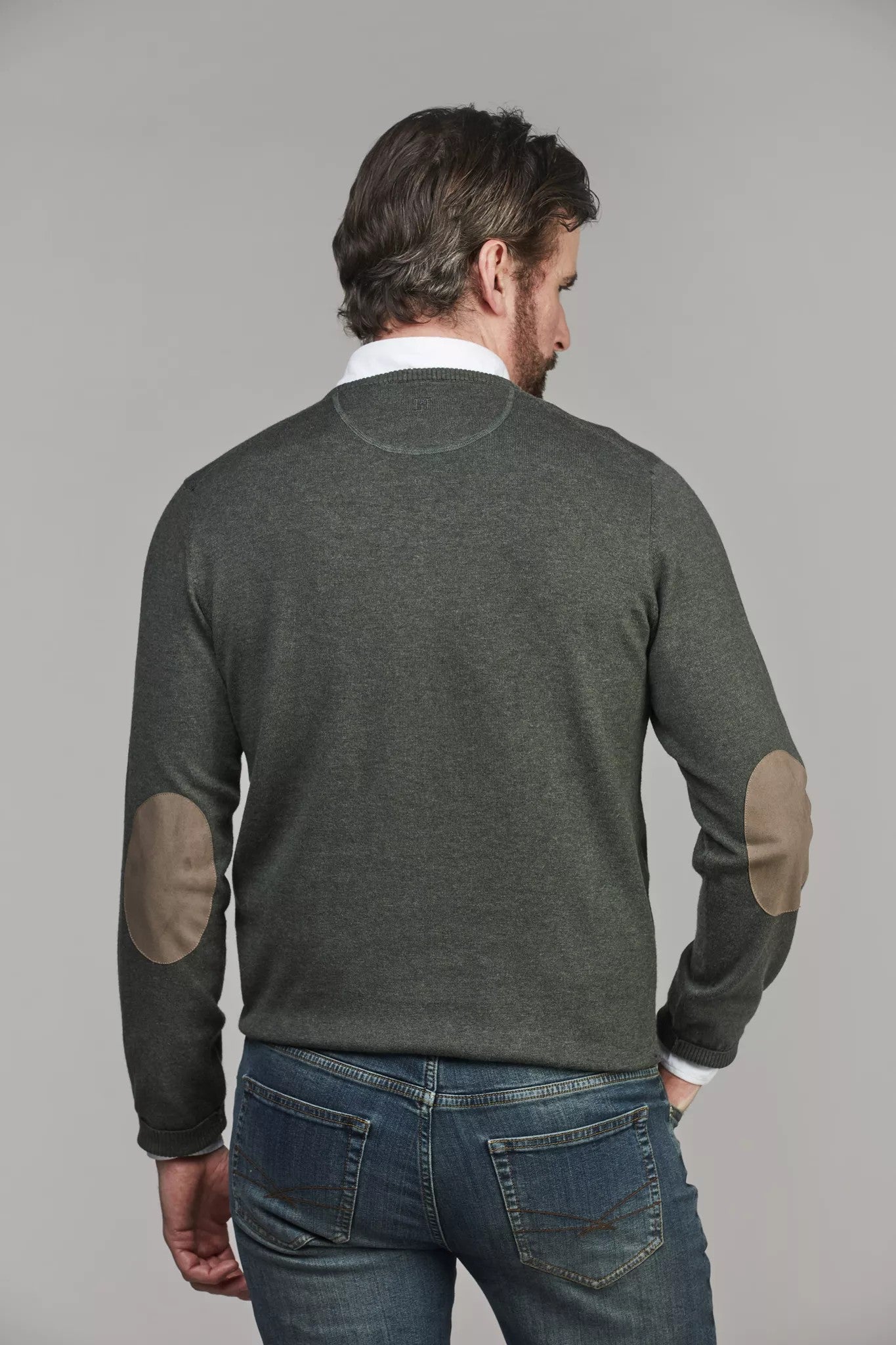 Hansen & Jacob Crew Neck Genser Grønn