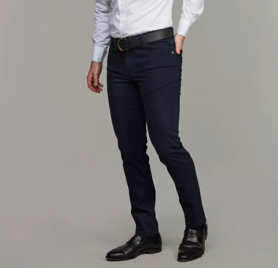 Hansen & Jacob 5-Pocket Bomull Marine