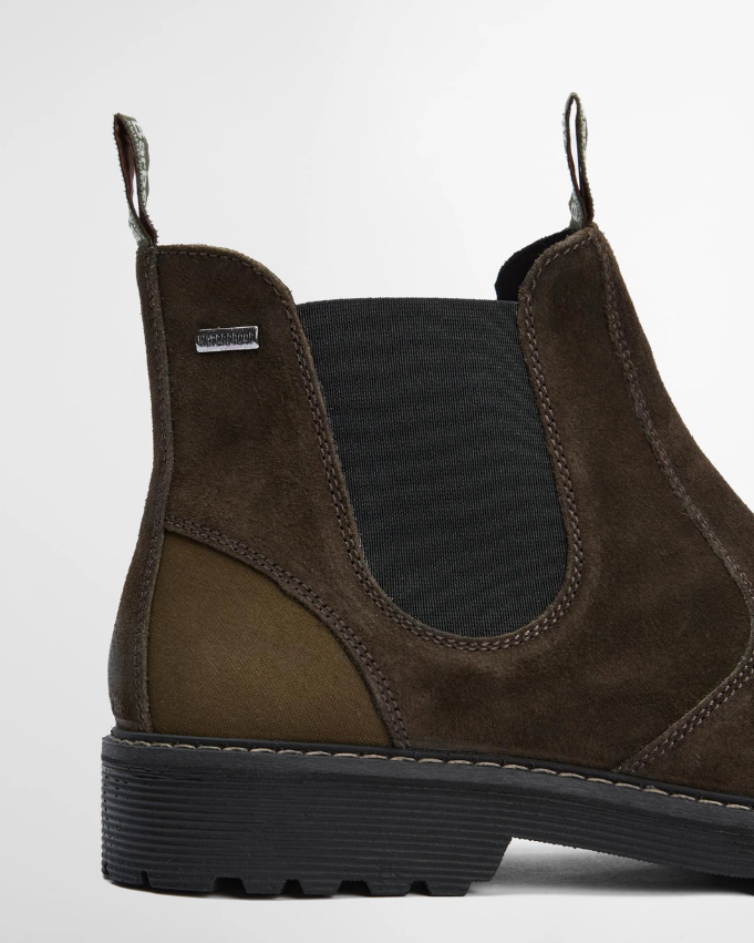 Barbour Patton Chelsea Boot Grønnbrun
