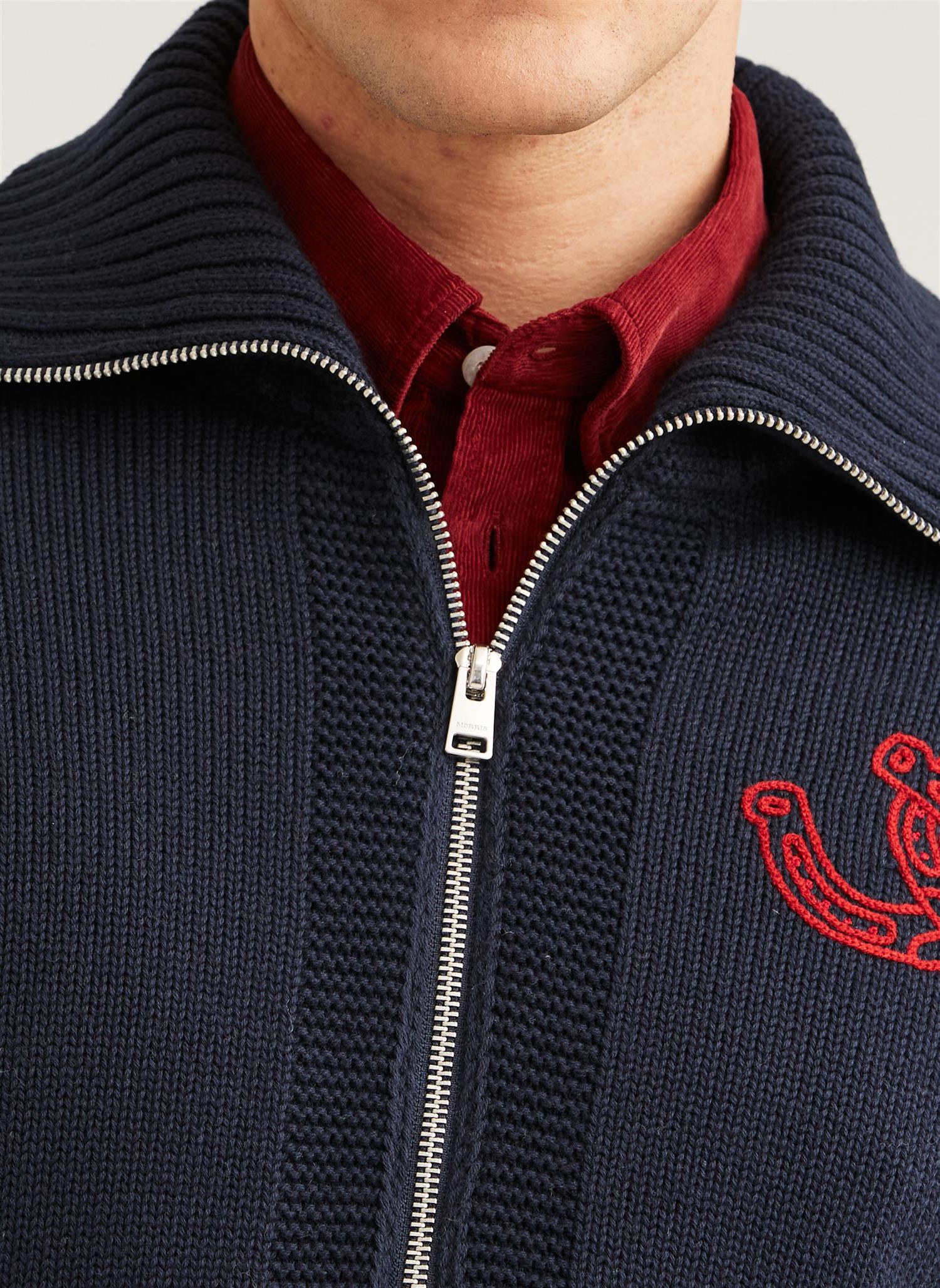 Morris Wynnstan Zip Jacket Marine