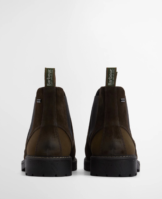 Barbour Patton Chelsea Boot Grønnbrun
