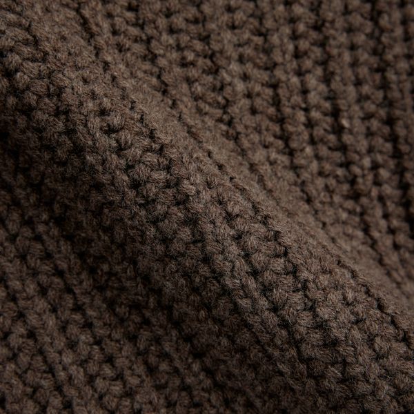 Gran Sasso Cardigan High-Neck Brun
