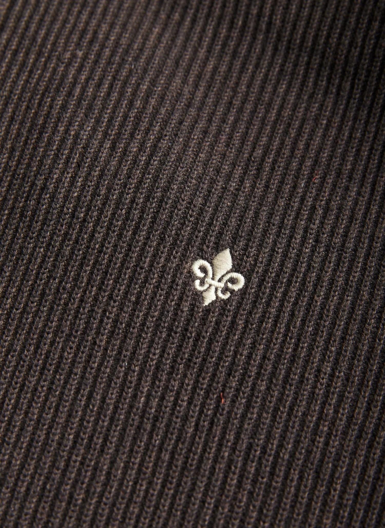 Morris Duncan Zip Cardigan Brun