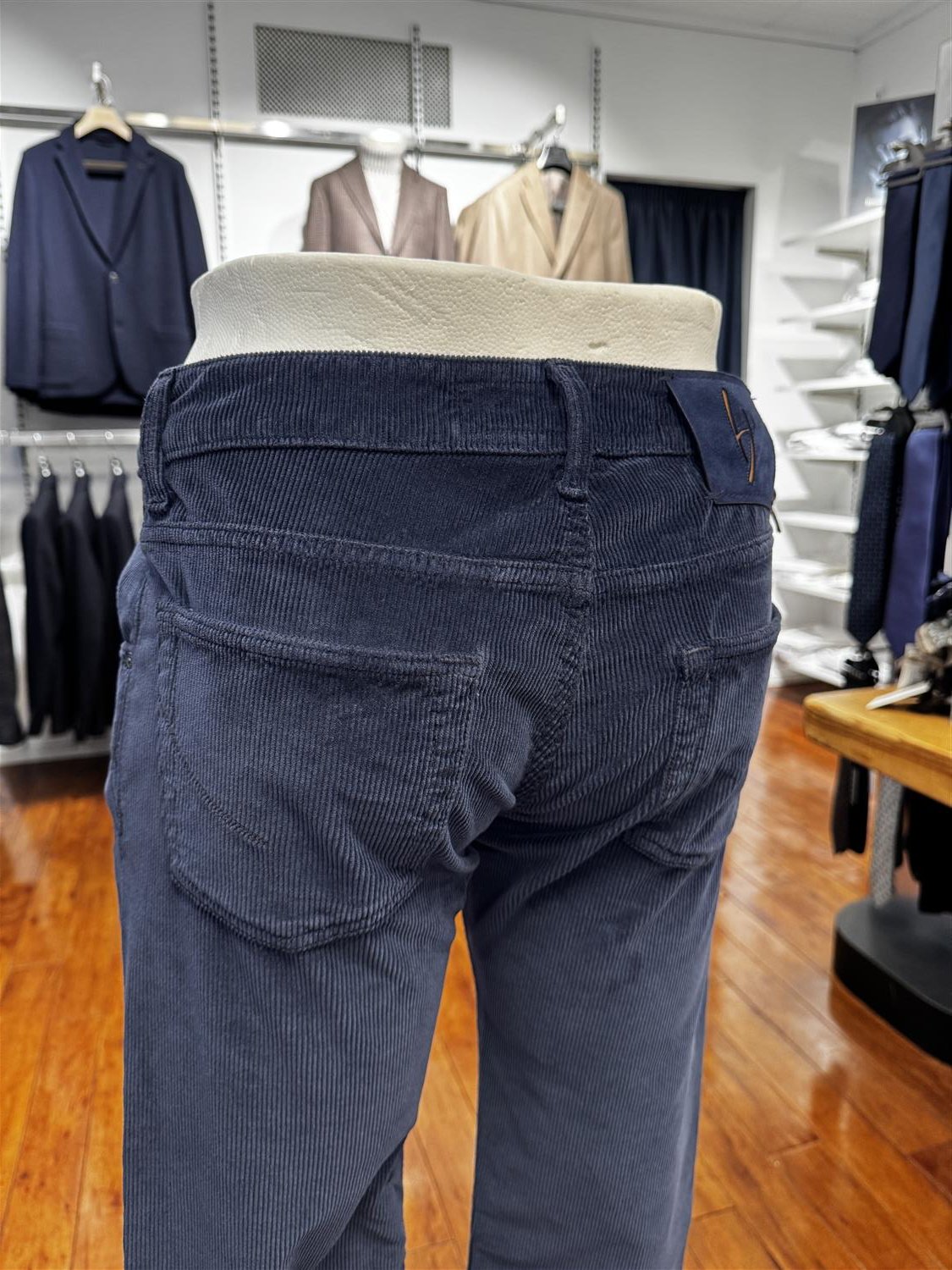 HandPicked Orvieto 5-Pocket Cordfløyel Marine