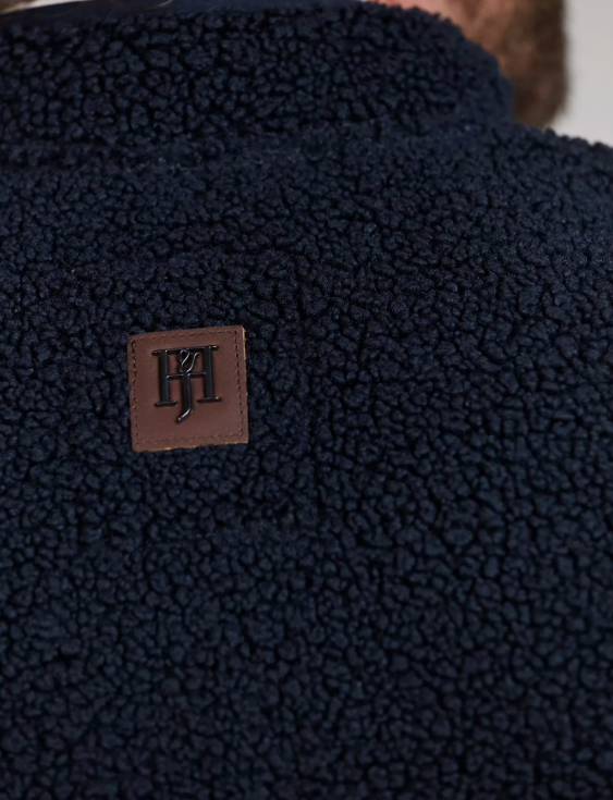 Hansen & Jacob Pile Fleece Vest Marine