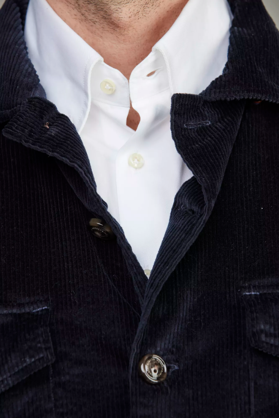 Hansen & Jacob Corduroy Overshirt Marine