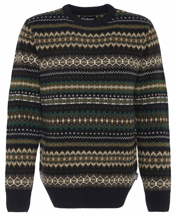 Barbour Case Fair Isle Crewneck Lammeull
