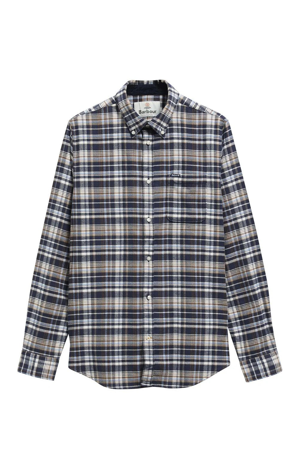 Barbour Northfell Flanellskjorte Ruter Blå/beige