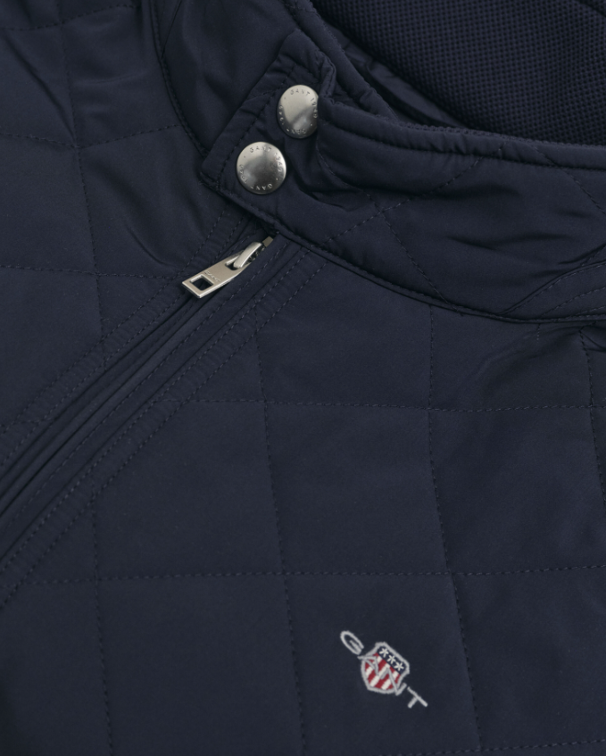 Gant Quilted Windcheater Vest Marine