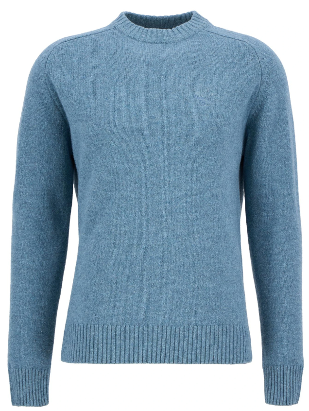 Barbour Grangetown Crewneck Ull Bluestone